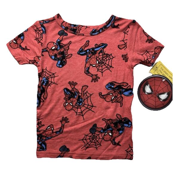 Spider-Man Toddler 2PC Soft Knit Set Top & Shorts NWT - Sz 3T - Picture 5 of 8